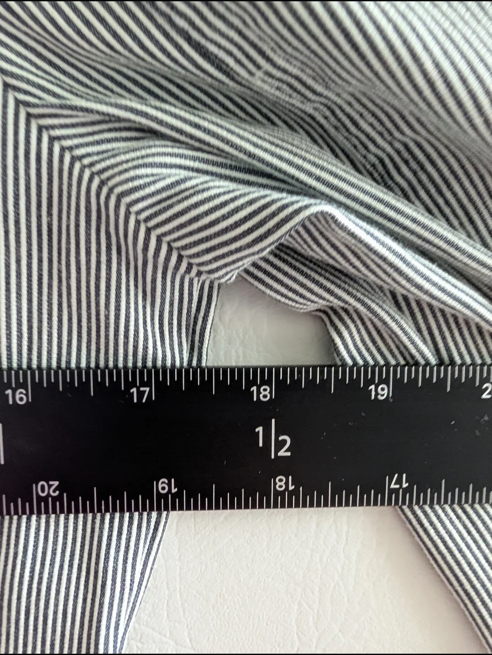 Ralph Lauren Cotton Gray White Pinstripe Tailored Women's Blazer - S